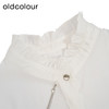 oldcolour白色简约休闲衬衫秋季新款宽松显瘦百搭上衣女O33013364 商品缩略图2
