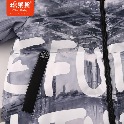 棉果果冬季新品中长款男童印象派羽绒服M412102923664 商品图6