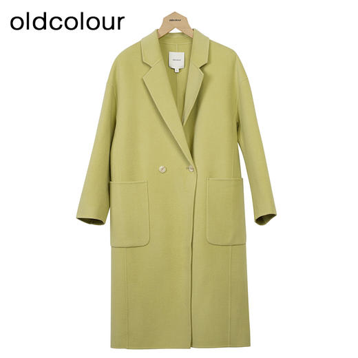 oldcolour双面毛呢大衣秋季新款绵羊毛韩版气质呢大衣女O34156427 商品图0