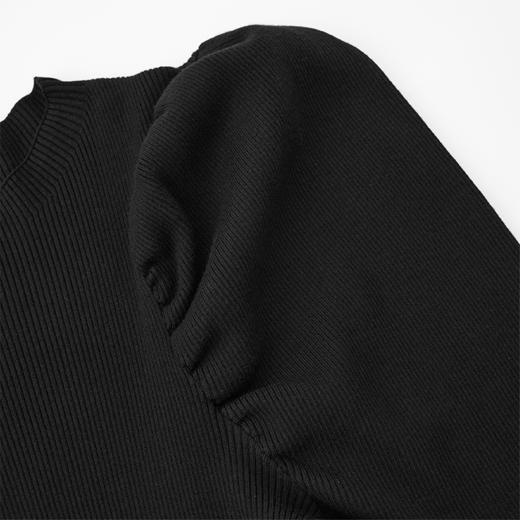 LIYIHAN 泡泡袖毛织连衣裙 Y233M04390 商品图5