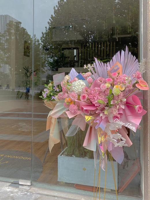 【琳琅】高级感金属开业花篮/三脚架/三角架 商品图1