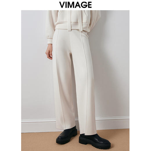VIMAGE纬漫纪冬季新款时尚休闲裤子V2005621 商品图0