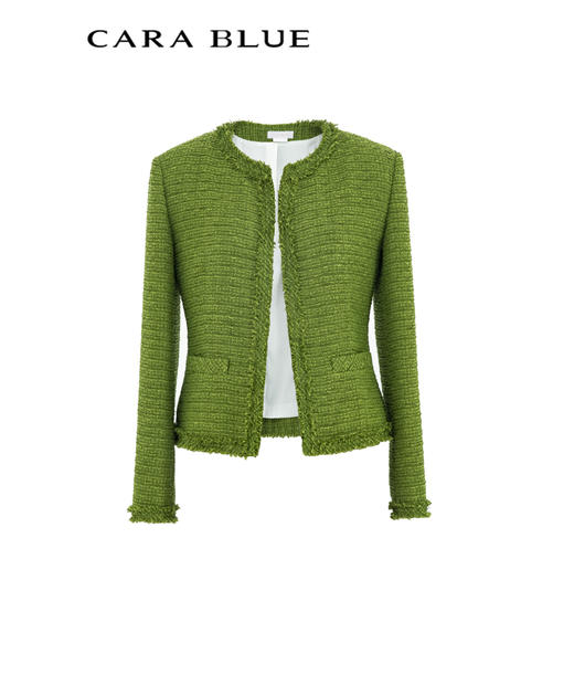 CARA BLUE气质短款香风夹克 商品图4
