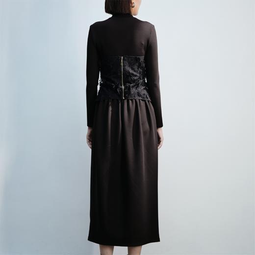 LIYIHAN 假两件拼接式连衣裙 Y233L06690 商品图2