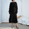 LIYIHAN 流苏毛衫半裙 Y233M10690 商品缩略图0