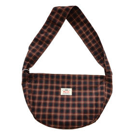 HUJI祤集Hobo斜挎包插画经典格纹