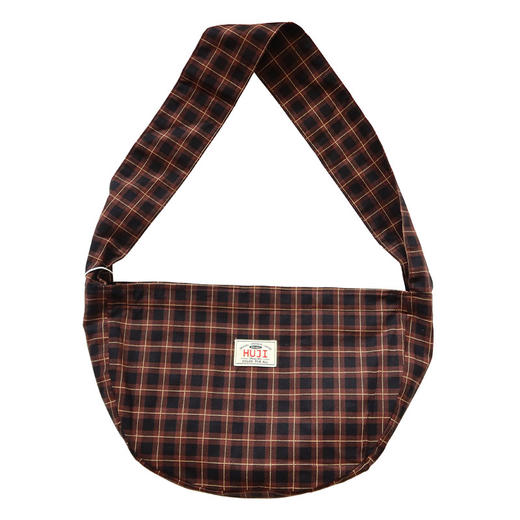 HUJI祤集Hobo斜挎包插画经典格纹 商品图0