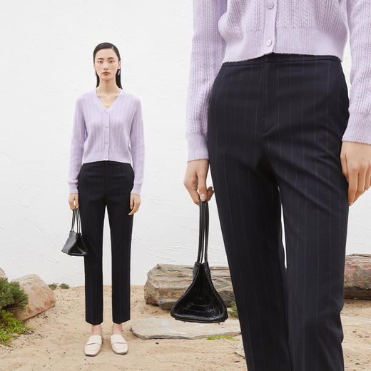 【经典款】【商场同款】麦檬春经典通勤风冰丝挺括西装599C210141-1 商品图3