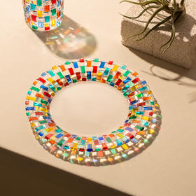 【ZECCHIN】意大利ZECCHIN巴萨诺瓦系列编织盘平盘水果盘盘子