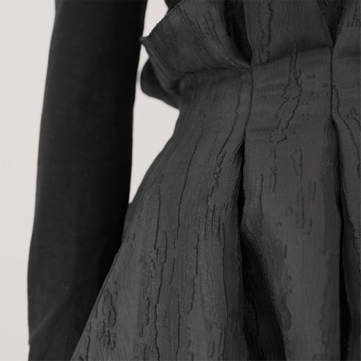 LIYIHAN提花褶皱半裙 Y234Q10890 商品图2