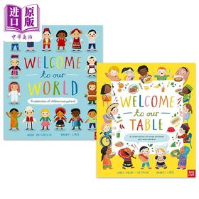 【中商原版】英文原版人文知识儿童绘本2册套装 欢迎来到我们的餐桌世界 Welcome to Our Table World  进口图书 百科图画书