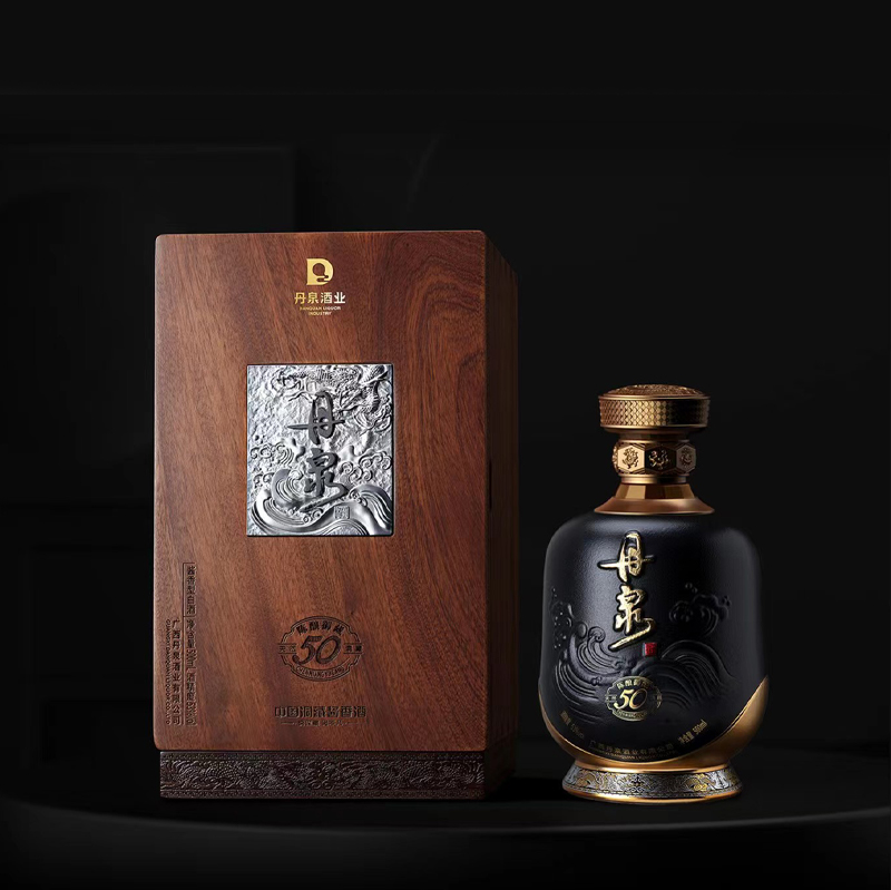 广西丹泉酒 陈酿御藏50 酱香型白酒53度纯粮食酱酒 送礼收藏大曲坤沙 陈酿御藏50 500ml*4瓶整箱
