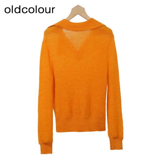 oldcolour简约气质针织衫秋季新款宽松时尚百搭毛衣女O34052407 商品图3