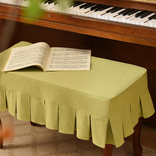 四叶草雏菊钢琴巾钢琴凳罩北欧现代简约钢琴罩全罩新款钢琴巾 商品图3
