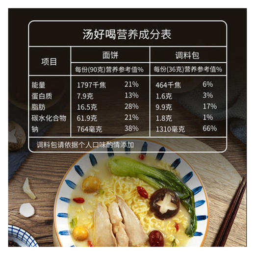 【香浓醇厚劲道弹滑！招牌猪骨汤面】细腻的猪骨汤底与香辣调料相结合，方便面汤好喝老母鸡汤招牌猪骨袋装泡面速食品整箱—DD健康 商品图5