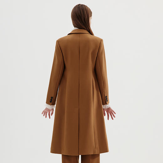 EITIE爱特爱冬季新款经典双排扣大气风衣外套女7214907 商品图4