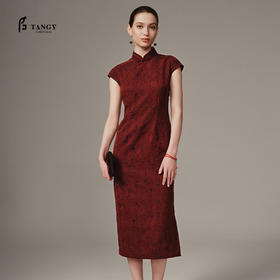 TANGY Collection天意高端精品2023商场同款女士中长款连衣裙