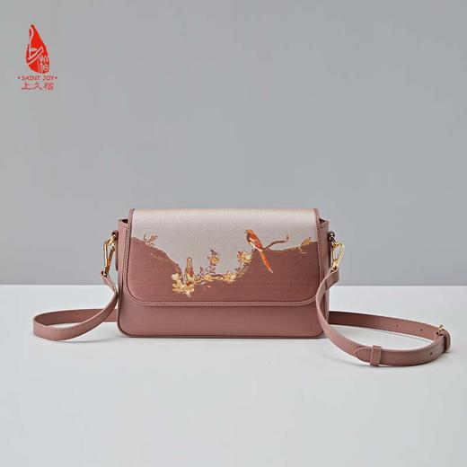 SAINTJOY/上久楷 宋锦斜背包  鹊上枝头 BWW22A1401 商品图7