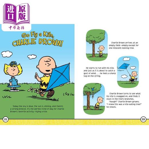 预售 【中商原版】英文原版花生漫画7册套装 分级阅读2级Read with the Peanuts Gang 5分钟故事5-Minute Stories 史努比 Snoopy 商品图3
