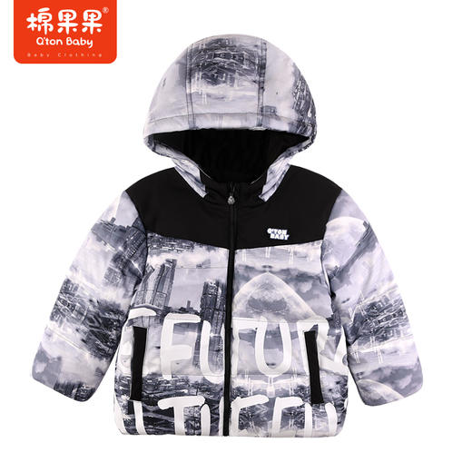 棉果果冬季新品中长款男童印象派羽绒服M412102923664 商品图1