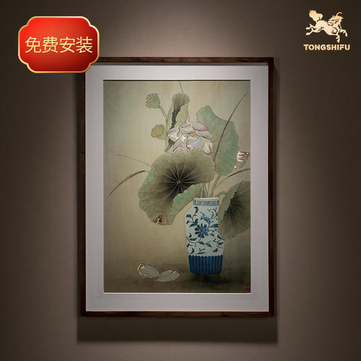 铜师傅 手工錾刻 铜雕画《平平安安》客厅玄关沙发背景墙装饰画 商品图1