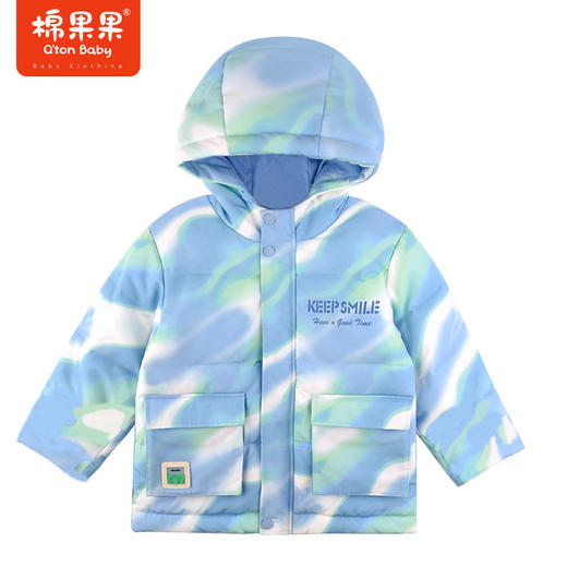 棉果果冬季新品男童中长款羽绒服M412102923665 商品图1