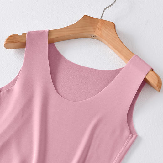 洁丽雅保暖背心女大圆领打底背心修身百搭柔软打底内衣秋衣背心女 商品图1