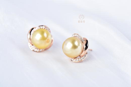 【小确幸】四叶花珍珠耳钉    ZZ12306071 商品图2