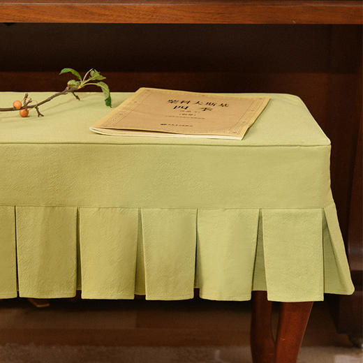 复古花卉提花钢琴巾钢琴凳罩北欧现代简约钢琴罩全罩新款钢琴巾 商品图3