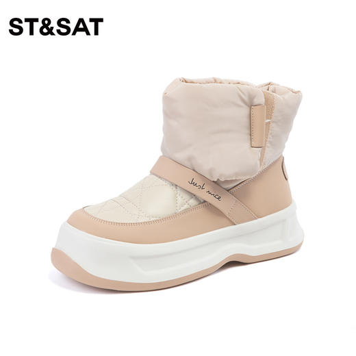 星期六保暖加绒羽绒厚底雪地靴SS3411A627 商品图2