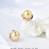 【小确幸】四叶花珍珠耳钉    ZZ12306071 商品缩略图0