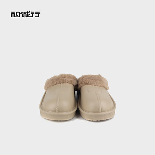 和诚行 2024秋冬新款防水棉拖鞋厚底情侣家居包头拖鞋男鞋0470180 商品图2