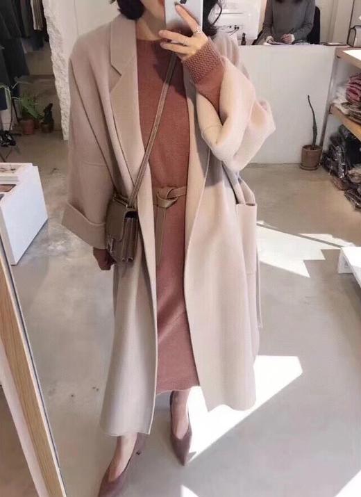 AUChris浴袍长款羊毛大衣 商品图1