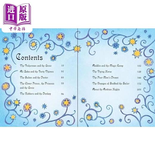 预售 【中商原版】插画故事 一千零一夜 Usborne Illustrated Arabian Nights 英文原版 小初文学 儿童故事书童话寓言 精装儿童读物 商品图2
