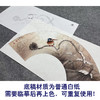 【大彩图】李晓明工笔画白描底稿扇面小品《荷花》临摹勾线花鸟线稿K075 商品缩略图3