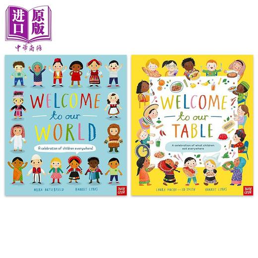 【中商原版】英文原版人文知识儿童绘本2册套装 欢迎来到我们的餐桌世界 Welcome to Our Table World  进口图书 百科图画书 商品图1