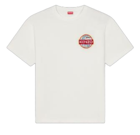 【特价商品不退不换】KENZO T恤男  FD65TS1204SG-02 OFF WHITE.
