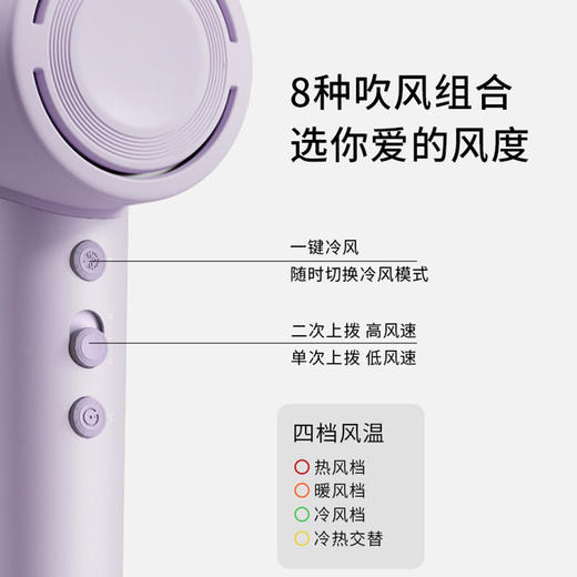 【科西】VE飓风筒高速吹风机  4亿负离子 顺滑亮发 商品图3