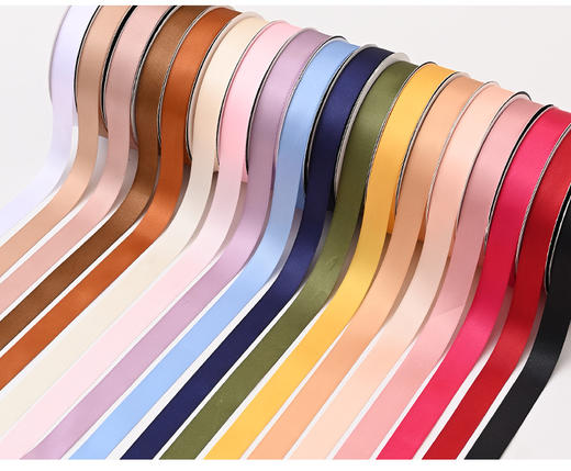 【琳琅】2.5公分纯色丝带100码/超多新色 商品图1