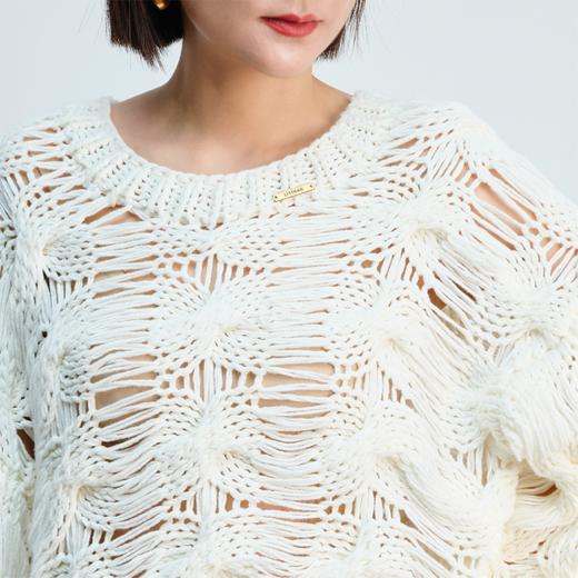 LIYIHAN 手工编织粗线毛衫 Y233M10702 商品图2