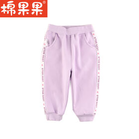 棉果果冬季新品女童针织加绒长裤M422200423623
