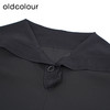oldcolour黑色简约连衣裙秋季新款直筒显瘦长袖中长裙女O32103253 商品缩略图3