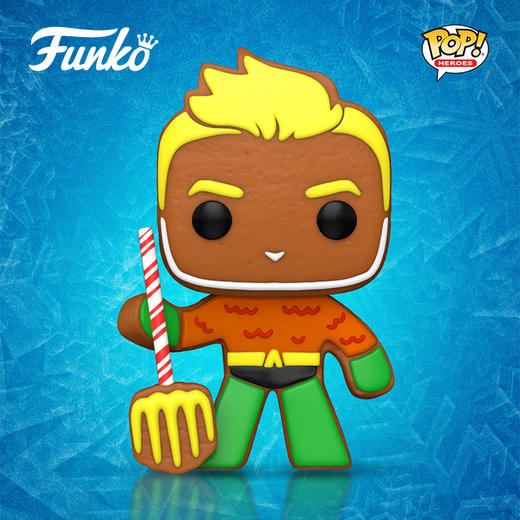 Funko POP Heroes Aquaman(GB)美漫 DC英雄假日海王公仔手办摆件 64321 商品图2