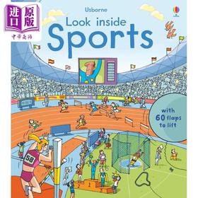【中商原版】尤斯伯恩看里面低幼系列 揭秘运动会 Usborne Look Inside Sports 英文原版 儿童科普 百科绘本 精装进口儿童读物