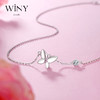 Winy925纯银幻影蝴蝶项链送女友闺蜜节日生日礼物 商品缩略图0