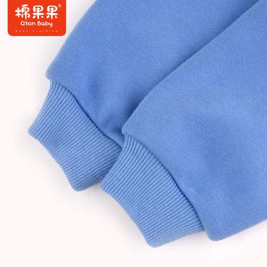 棉果果冬季新品男童圆领套头加绒卫衣M412180423671 商品图4