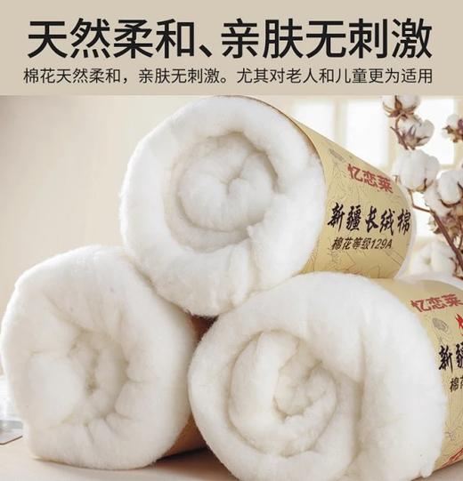 新疆长绒棉 手工棉花卷 500g*2卷(约90*200cm) 商品图3