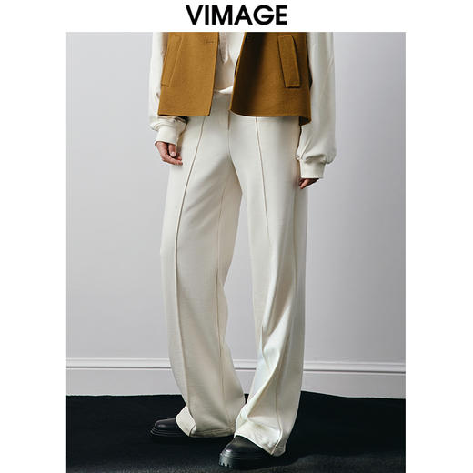 VIMAGE纬漫纪冬季新款时尚休闲裤子V2005621 商品图3