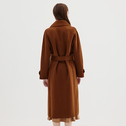 EITIE爱特爱冬季新款气质翻领收腰显瘦大衣外套7214909 商品图4