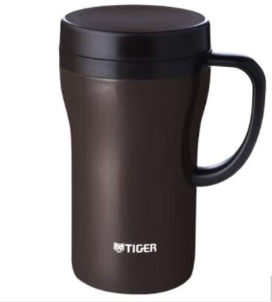 虎牌不锈钢真空办公杯时尚泡茶杯CWN-A48C-咖啡色 0.52L 商品图0